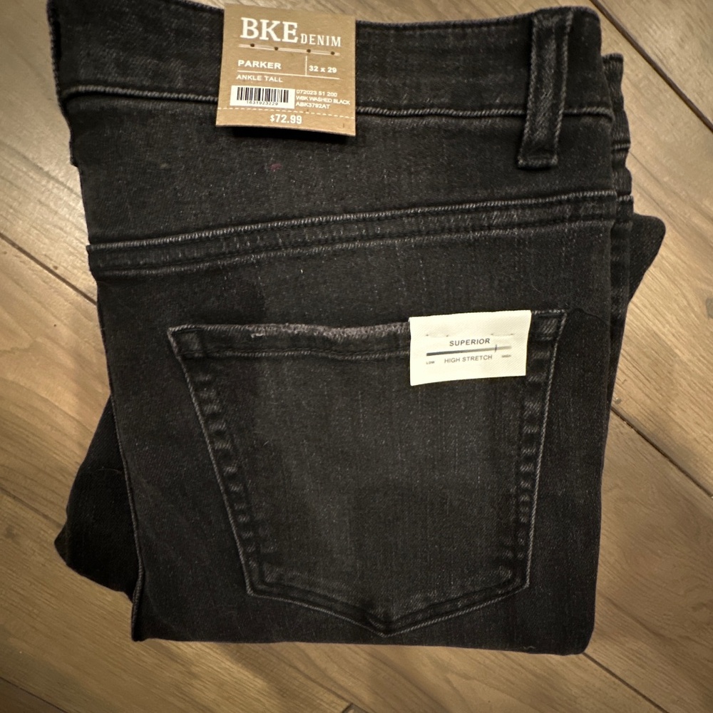 BKE Parker High-Rise Jeans — Black